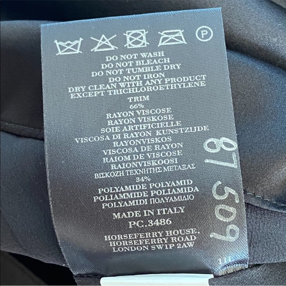 Burberry Prorsum black silk sheer lace scrunched gathered sleeveless midi dress - Picture 12 of 14